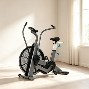 Bicicleta Ergométrica Comercial Certificada CE com Cinto de Carga de Ar Ilimitada, Transmissão por Corrente, Selim Ajustável, Monitor LED e Ecológica para Academia - Product Image 5