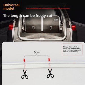 Luce Ambientale per Bagagliaio Auto, Illuminazione Decorativa per Interni Auto, Lampada Atmosfera Anteriore e Posteriore, Striscia Luminosa Completa - Product Image 5