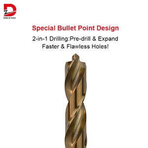 Juego de brocas de cobalto DZ M35 con vástago recto Brocas de metal de cobalto de punto piloto de 1/<span class=keywords><strong>2</strong></span> pulgadas para una perforación de metal efectiva - Product Image 3