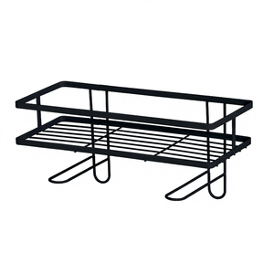 Modern Thickened <b>Wall</b> Hanging Rack Stainless Steel Multifunction Bathroom Storage <b>Shelf</b> for Shower Toilet Corner Home Hotel Use - Product Image 4