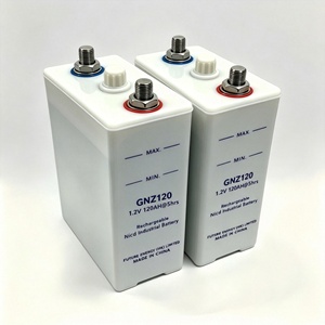 KPM120 IEC60623แบตเตอรี่อัลคาไลน์นิกเกิลแคดเมียม (NiCd) 120AH 1.2V แบบชาร์จไฟได้ GNZ120ปานกลาง - Product Image 2