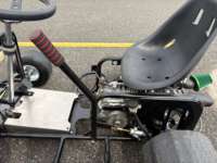 Kart à essence 2 temps avec roues de 5 pouces, 200cc 212cc, mini kart de course haute vitesse pour drift en extérieur