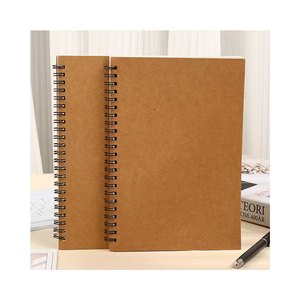 Cuadernos Espiral <span class=keywords><strong>Kraft</strong></span> A5 de 60 Hojas, Cuaderno de Papel Personalizado - Marca MS para Regalo/Negocios/Oficina - Product Image 3