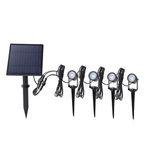 Iluminación <span class=keywords><strong>de</strong></span> jardín que cambia <span class=keywords><strong>de</strong></span> Color Multi RGB, luces <span class=keywords><strong>de</strong></span> paisaje con energía Solar impermeables, foco solar decorativo ajustable para exteriores - Product Image 4