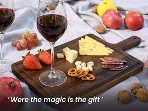 Newest Design Modern Wooden Tray with Acrylic <b>Chocolate</b> <b>Box</b> <b>Luxury</b> Party Tray From China - Product Image 2