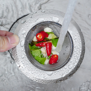 Filtre à évier en acier inoxydable pour cuisine, tamis de vidange pour légumes et déchets alimentaires - Product Image 3