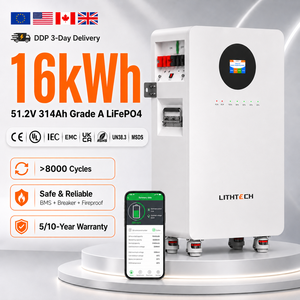 Batteria Solare OEM 48V 51.2V 100Ah 200Ah 300Ah 15kWh 16kWh LiFePO4 per Accumulo di Energia Domestico e Residenziale al Litio - Product Image 1