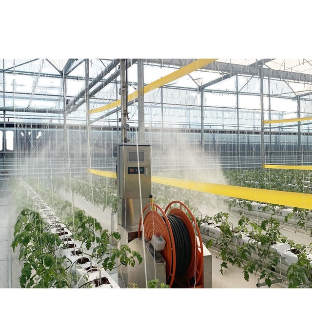 Spray Robot Greenhouse Agriculture Automated Pest Control Smart Farming Equipment Self Driven Sprayer