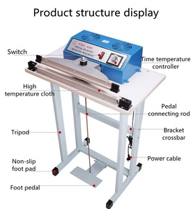 เครื่องซีลแบบใช้เท้าเหยียบ รุ่น Direct Heat Small Sealing Close Foot Sealer คุณภาพสูง ใช้งานง่าย แบบ Impulse Film - Product Image 6