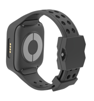 Gelang BLE iBeacon sensor detak jantung RF52, gelang pelacak kontak dengan tombol SOS, jam tangan beacon Bluetooth