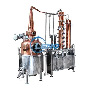 Destilería de cobre de 3000L, máquina de destilación de Brandy, whisky y Vodka, equipo de destilación