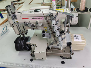 เครื่องเย็บผ้าอินเตอร์ล็อคแบบเตียงเล็ก รุ่น Pegasus WT200 สำหรับโรงงานเสื้อผ้า - Product Image 1