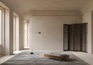 현대 럭셔리 나무 실내 야외 개 침대 미니멀리스트 럭셔리 애완 동물 침대 개를위한 울트라 소프트 쿠션이있는 수제 나무 프레임 - Product Image 5