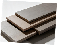 Bois composite recyclé, bois plastique écologique, anti-UV, faible entretien, sur mesure pour planches de sol et nichoirs pour oiseaux