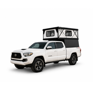 Camper de camionnette demi-porte manuel étanche pour extérieur, en alliage <span class=keywords><strong>d</strong></span>'aluminium, pour Ranger Hilux <span class=keywords><strong>D</strong></span>-Max, idéal pour le camping tout-terrain (OEM) - Product Image 1