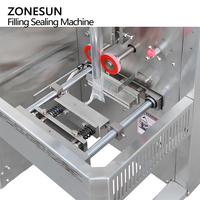 ZONESUN ZS-MC61 VFFS Automatische Kwantitatieve Candy Rijst Noten Granulaat Zakjes Maatbeker Sachets Vullen Sluitmachine