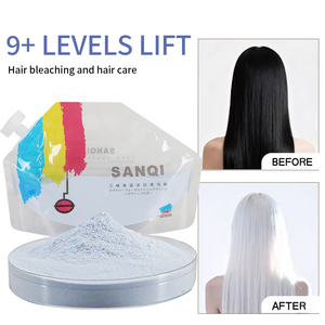 Polvo Decolorante <span class=keywords><strong>para</strong></span> <span class=keywords><strong>Cabello</strong></span> CHEZAI de Marca Privada, Sin Amoníaco, Sin Polvo, 9 Niveles de Decoloración, 400g a Granel, Directo de Fábrica, Decoloración Rápida <span class=keywords><strong>para</strong></span> Salón Profesional - Product Image 1