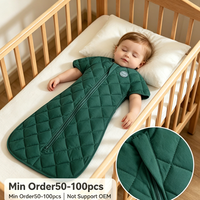 Livraison rapide Sac de couchage pour bébé à manches longues pliable et peu encombrant pour le confort de bébé