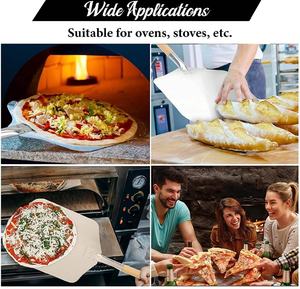 Pala para <span class=keywords><strong>Pizza</strong></span> Plegable de Aluminio con Mango de Madera, 12 x 14 Pulgadas, con Cubierta Protectora para <span class=keywords><strong>Pizza</strong></span> Casera - Product Image 6