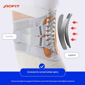 Ceinture lombaire personnalisée pour soulager les douleurs dorsales et redresser le dos – Soutien lombaire - Product Image 4