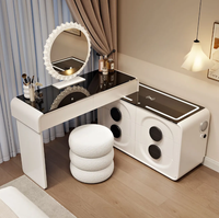 Nouvelle Coiffeuse 2026 Style Crème pour Chambre à Coucher, Meuble de Rangement Moderne et Simple, Coiffeuse Intelligente Avancée