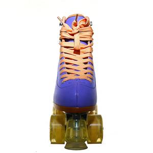 Châssis en PVC PP supérieur à 4 roues réglables en gros Roues en PU EN13899 Certifié Clignotant Chaussures de patinage à roulettes pour femmes adultes - Product Image 3