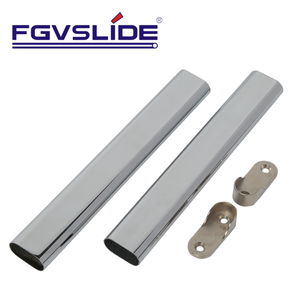 Accesorios para muebles, 16mm, 2/3 agujeros, colgador de ropa, soporte de tubo, soporte de tubo colgante para armario - Product Image 2