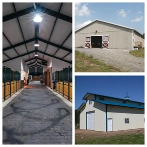 Establo para <span class=keywords><strong>caballos</strong></span> de interior con estructura de acero ligero Edificios de alta calidad a la venta - Product Image 4