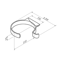 Organisateur mural de salle de bain de haute qualité, gain de place, en alliage de zinc, capacité de charge de 5 kg, support pour sèche-cheveux