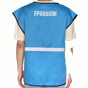 เสื้อกั๊กสะท้อนแสงปรับแต่งได้สำหรับงานก่อสร้างกลางแจ้ง ของขวัญส่งเสริมการขายพร้อมบริการสกรีนโลโก้ - Product Image 3
