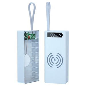 Vente flash DIY 16x18650 10W/20W/22.5W Vooc Qc3.0 Pd3.0 Charge rapide grande capacité Boîtier de <span class=keywords><strong>batterie</strong></span> externe 32000mah/40000mah/55000mah - Product Image 4