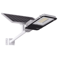 Autoroute IP65 LED rue solaire 200W lumière télécommande capteur de mouvement automatique étanche corps en aluminium pour l'extérieur pour les routes