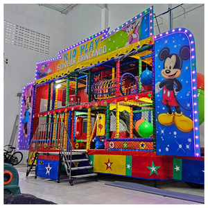 Parque Infantil Móvil Comercial con Temática de Dibujos Animados, de Múltiples Niveles, Portátil, para Centros Comerciales - Product Image 1