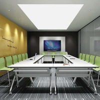 Table de formation pliante moderne pour la conférence de bureau et la salle de classe Design peu encombrant