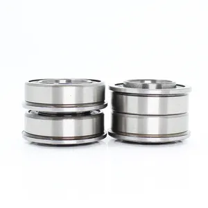 F6202 F6202RS cuscinetto F6202-16-2RS 16x35x11mm ABEC-1 4 pezzi flangia cuscinetti a sfera F6202-RS carrello da giardino cuscinetto ruota - Product Image 4