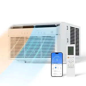 Slimme 5000btu Warmte En Koele Mini-Raamairconditioner Met Wifi-Bediening