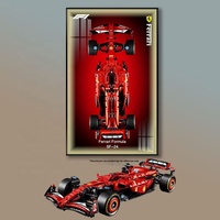 Cadre photo mural en métal pour blocs de construction 42206 Red Bull RB20 et 42207 F1, panneau de fond pour présentation de blocs de construction