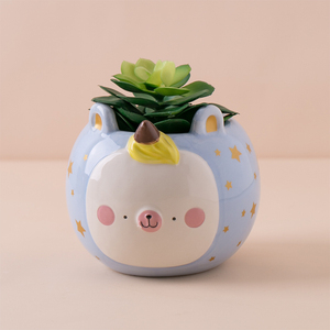 Soportes decorativos <span class=keywords><strong>de</strong></span> diseño <span class=keywords><strong>de</strong></span> <span class=keywords><strong>unicornio</strong></span>, mini macetas <span class=keywords><strong>de</strong></span> cerámica baratas para plantar - Product Image 6