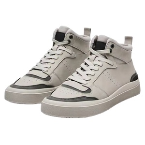 Chaussures pour hommes tendance, à lacets, antidérapantes, en cuir de vache, chaussures décontractées pour hommes - Product Image 1