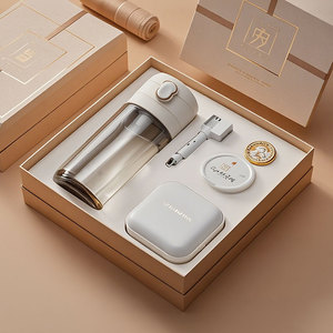 Boîte à couvercle et base rigides en <span class=keywords><strong>carton</strong></span> bleu avec logo de marque personnalisé, sac en papier et étiquette pour l'emballage de cadeaux, parfums, chemises, vêtements - Product Image 3