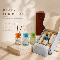 Diffuseur de parfum d'ambiance 110 ml à marque privée avec huile aromatique naturelle, flacon en verre de luxe pour boutiques de cadeaux, spas et vente au détail OEM