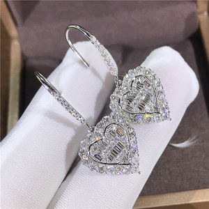 Women Heart Shape Ear <b>Hook</b> Forest Style Versatile Romantic Daily Wear Fashion <b>Earrings</b> Jewelry Accessory Elegant Minimal Design - Product Image 5