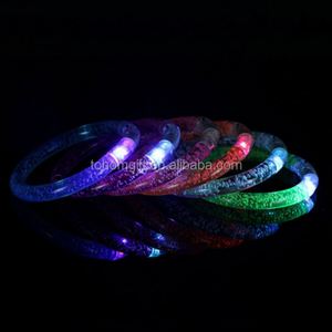 สายรัดข้อมือเรืองแสงสำหรับงานปาร์ตี้ โปรโมชั่นสุดคุ้ม พร้อมไฟ LED เปิดใช้งานด้วยการเคลื่อนไหว - Product Image 2