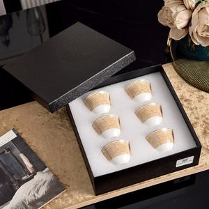 Service à thé familial en porcelaine fine, 6 tasses, pour le thé de l'après-midi, service à café turc, vente chaude - Product Image 5