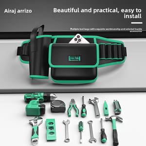 Sac de ceinture épaissi Arrise pour électricien, résistant à l'usure, multifonctionnel, pour outils et perceuse électrique, 1680D - Product Image 2