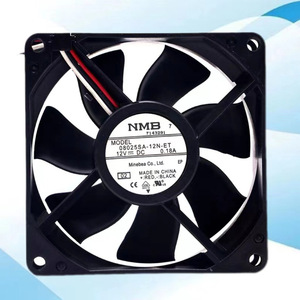 พัดลมระบายความร้อน <span class=keywords><strong>NMB</strong></span> 08025SA-12N-ET 12V 0.18A 8025 สำหรับตู้ไฟฟ้า/อินเวอร์เตอร์ แบบตั้งพื้น ลูกปืนพลาสติก ODM - Product Image 1