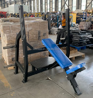 Banc de musculation incliné professionnel pour usage commercial en salle de sport, équipement d'exercice à poids libre pour presser les pectoraux assis, machine de gym