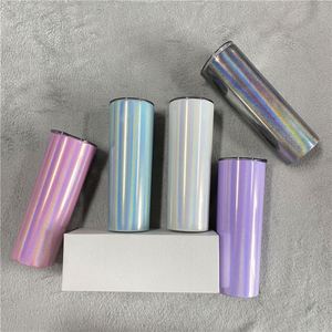 Anti Drop 20oz Slim Tumbler Vacuum Insulated Steel Cup Sublimation Blank Outdoor Portable Water Mug - Product Image 3
