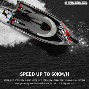 60 km/h jouet en plastique <span class=keywords><strong>de</strong></span> haute qualité Super haute vitesse <span class=keywords><strong>course</strong></span> Rc télécommande Brushless <span class=keywords><strong>bateau</strong></span> piscine jeux pour adultes qui flottent - Product Image 3