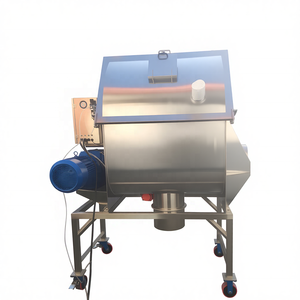 Piccola Macchina Miscelatrice a Nastro per Laboratorio |   Miscelatore per Polveri in Acciaio Inox da 50L 100L 200L per Proteine e Spezie - Product Image 5
